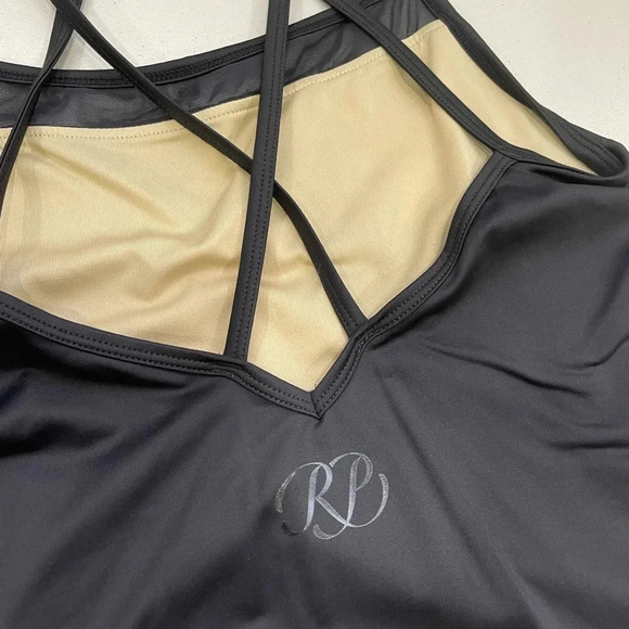 Russian Pointe Black Leotard Size Small She’s Determined Camisole - Picture 6 of 8